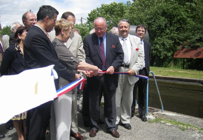 Inauguration de la VV de l'Ornain sur le Canal de la Marne au Rhin